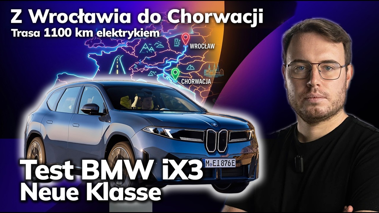 Test BMW iX3 Neue Klasse (2026) ⚡ Elektrykiem do Chorwacji 🇭🇷 [TRASA 1100 km] 🔋