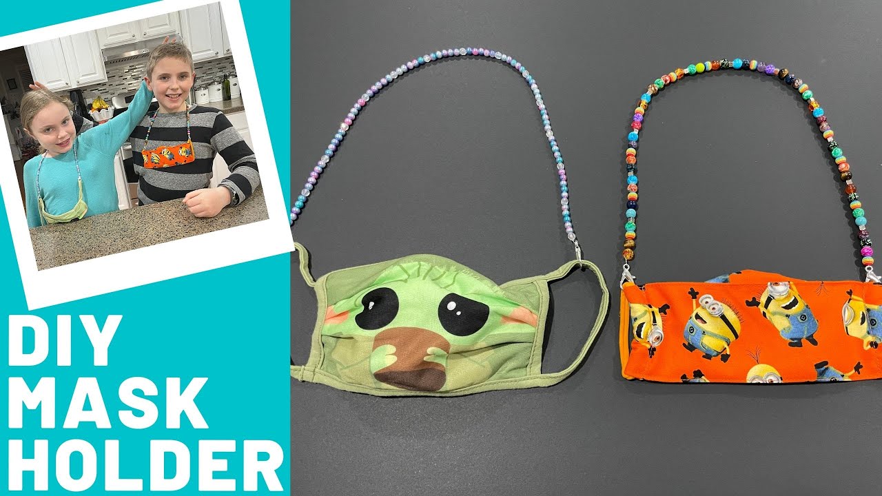 DIY Kids Mask Holders | Mask Lanyards | Mask Necklaces
