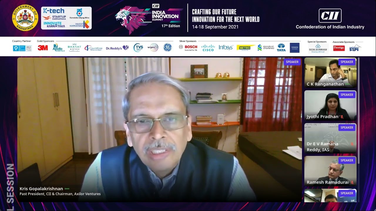 CII 17th India Innovation Summit 2021 - Inaugural Session