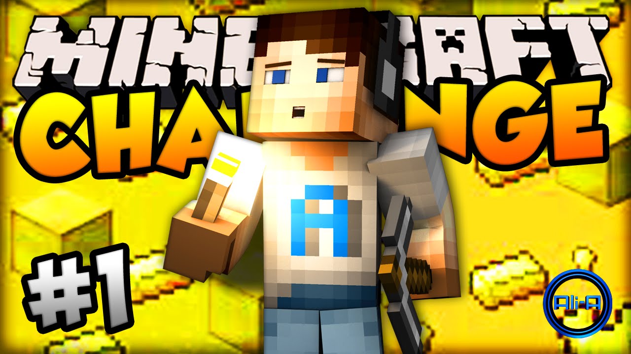 Minecraft MINING CHALLENGE #1 - Ali-A vs Vikkstar123!