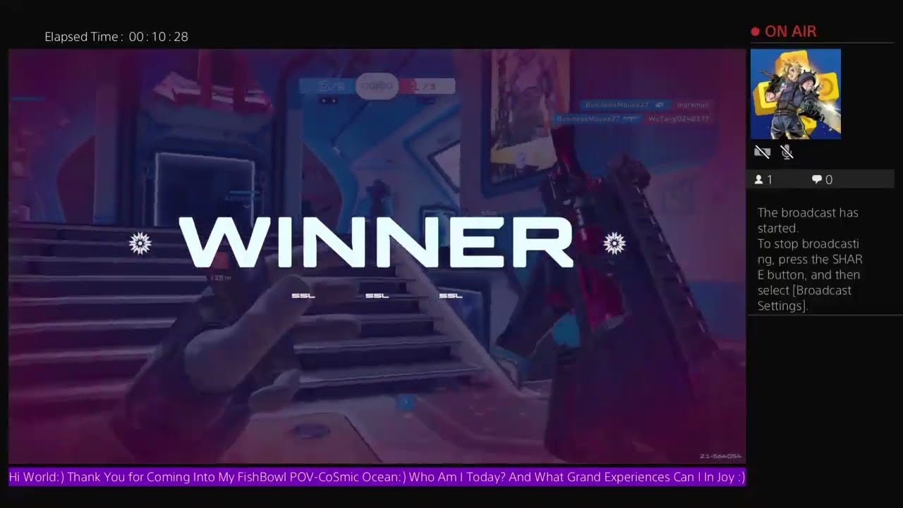 SplitGate Arena Reloaded-10th Play PS4-Twitch 26 12 25-Live Ur Joys😍 Luv Ur Life 😁🐟🤩🏆