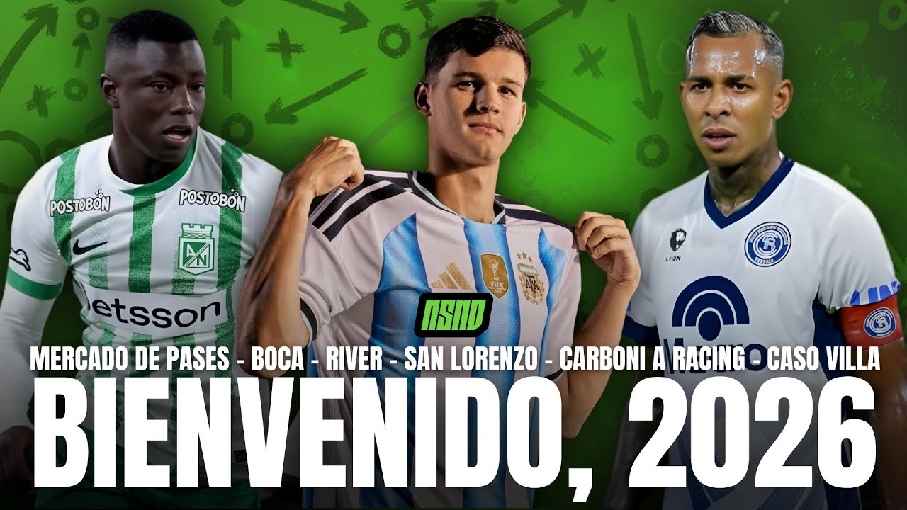 Arranca el 2026: mercado de pases 🔥 Hinestroza, Villa, Carboni y el humo semestral | No Se Nos Da