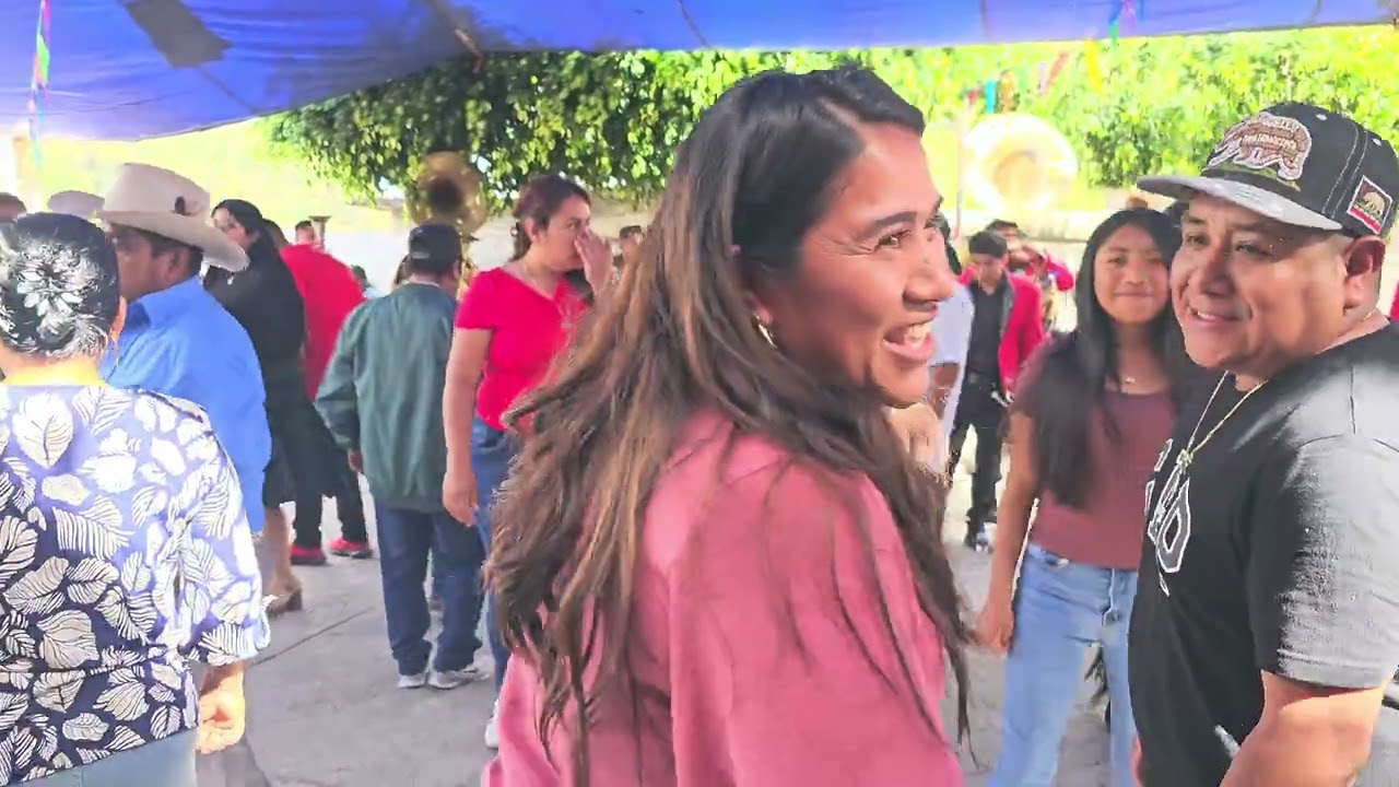 Baile en la agencia municipal san andres montaña 2025 fiesta patronal 