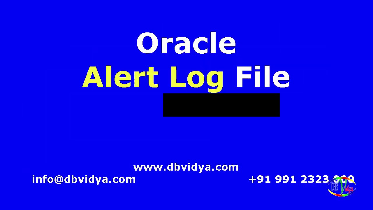 Alert Log Path |  what does alert log file contains in oracle