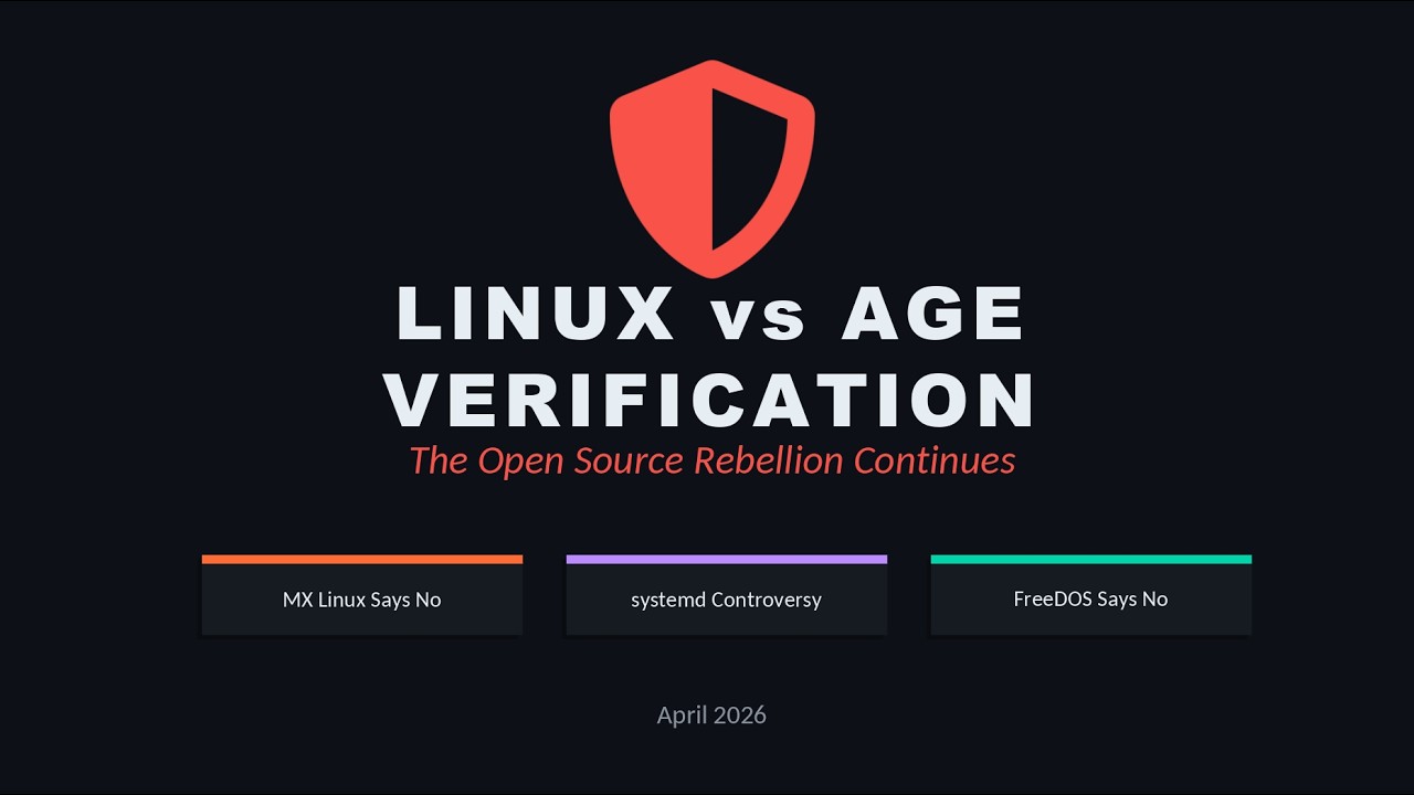 Закон требовал проверки возраста. FreeDOS и MX Linux вместо этого сделали ВОТ ЧТО...