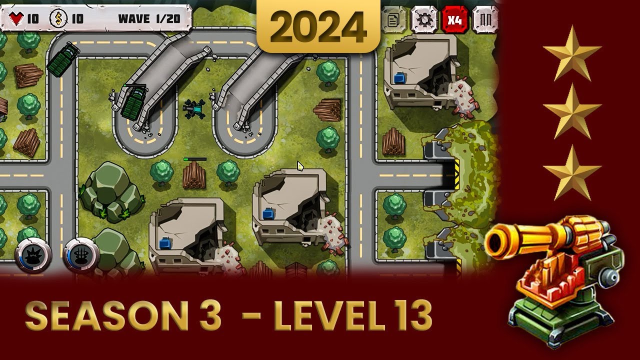 Battle Strategy: Tower Defense - Season 3 Level 13 (2024 Update) Walkthrough