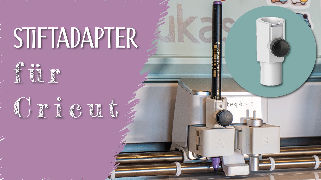 Stiftadapter für Cricut Plotter - Craverland Universalpenadapter