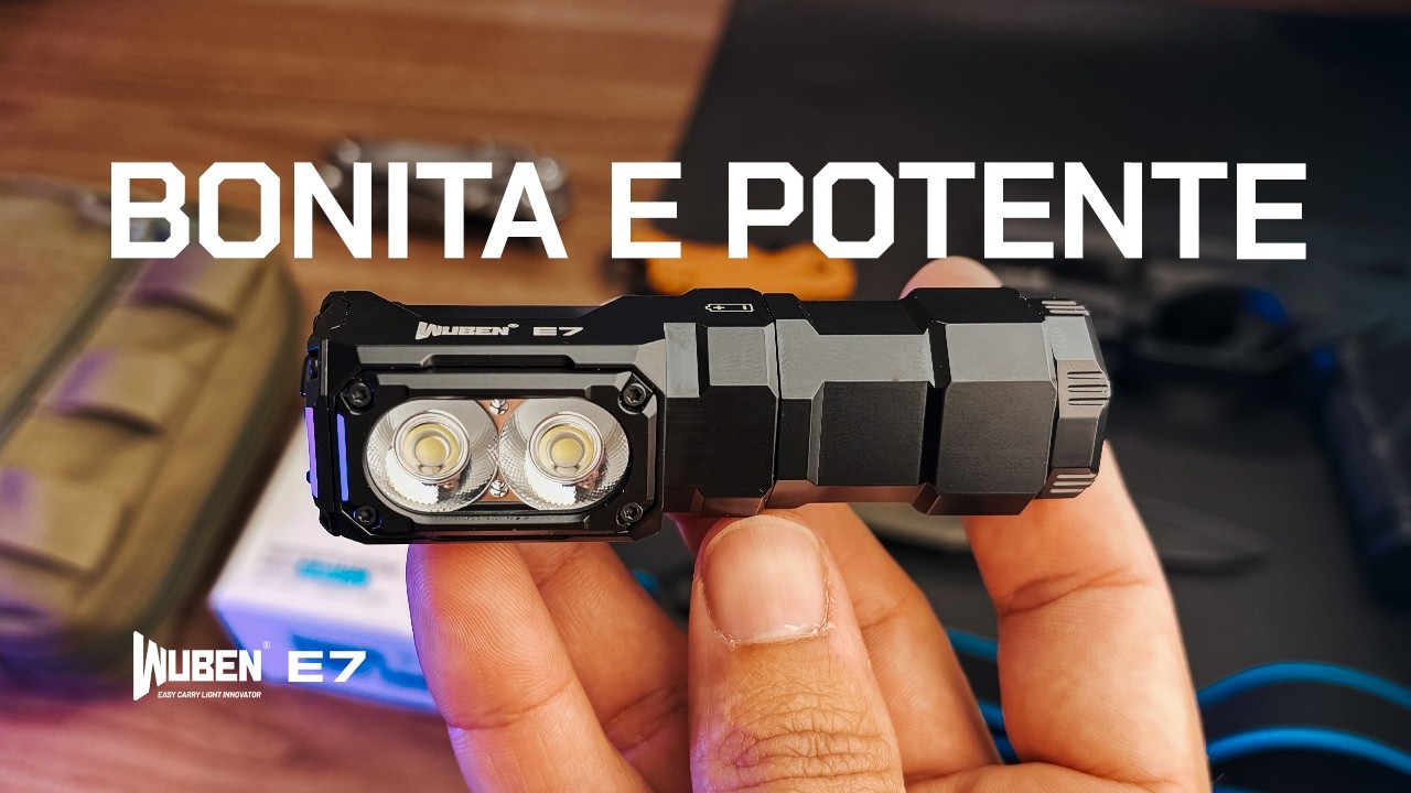 A Nova Lanterna que Está Surpreendendo Todo Mundo! Review Wuben E7