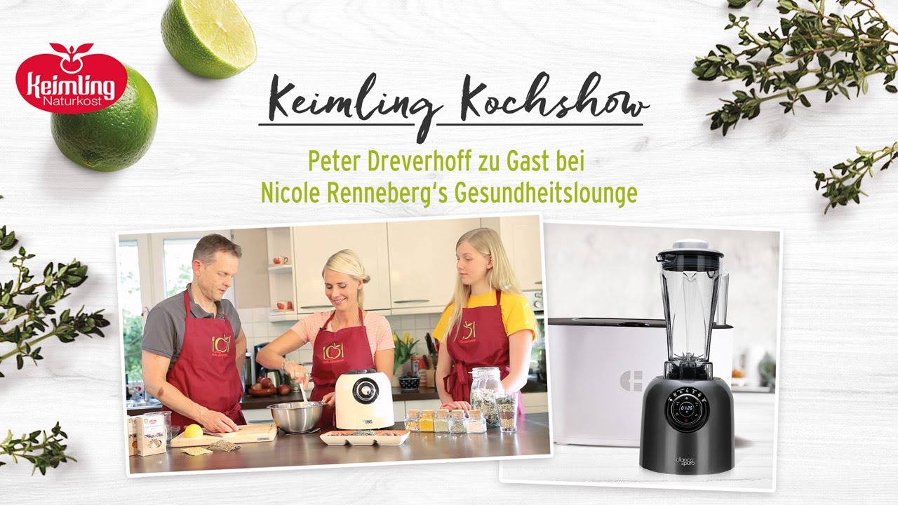 Knäckebrot Cracker selbst gemacht: Peter Dreverhoff in der Gesundheitslounge bei Nicole Renneberg