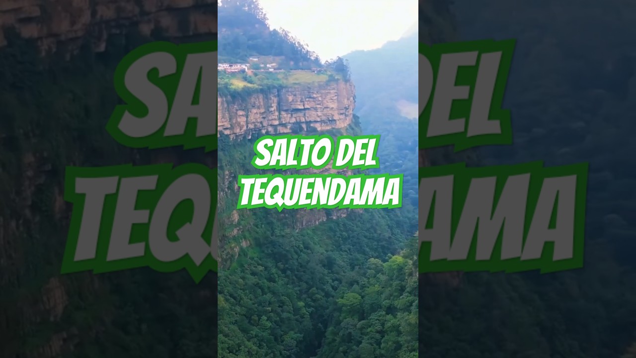 🌫️ Misterio y belleza desde el aire: Sobrevuela el Salto del Tequendama 🏞️