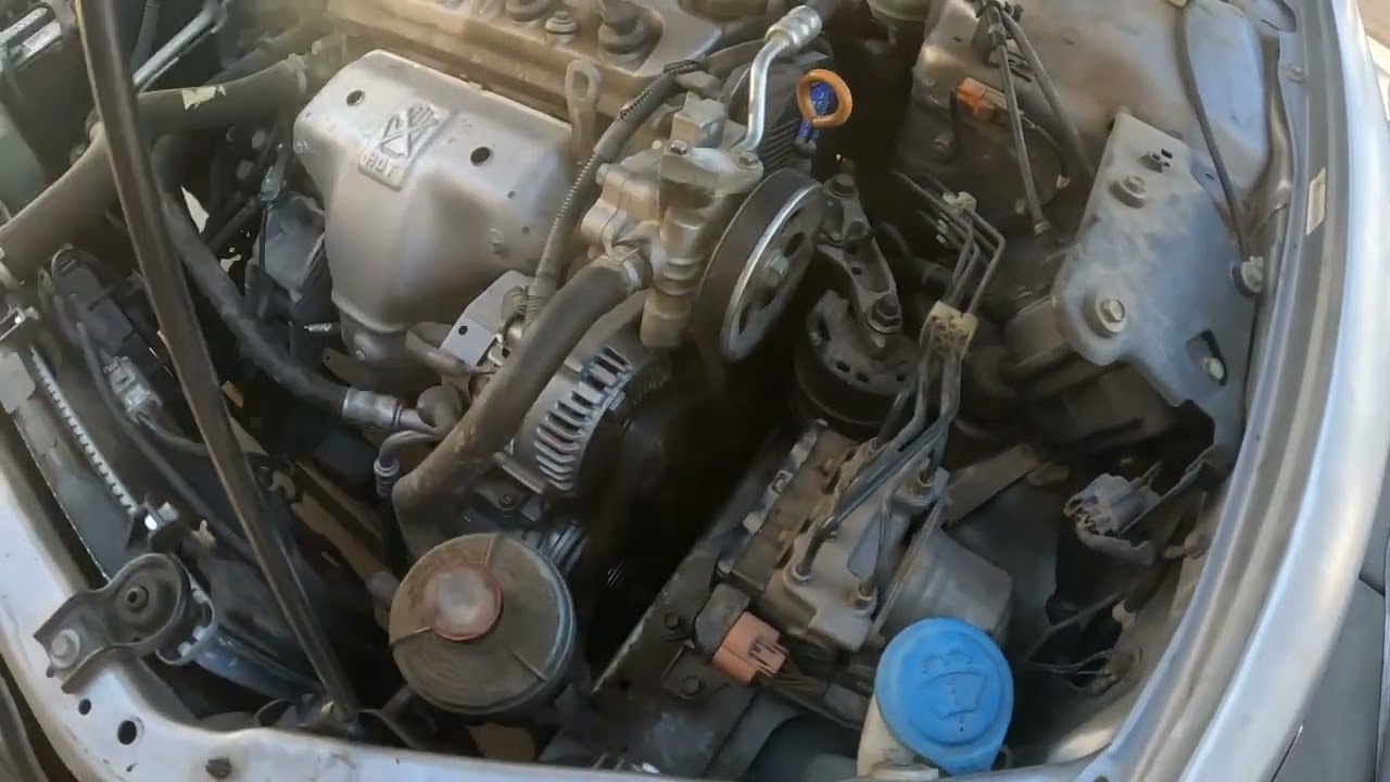 2002 HONDA Accord Громкий визг, устранение шума. Сделано с помощью Clipchamp.