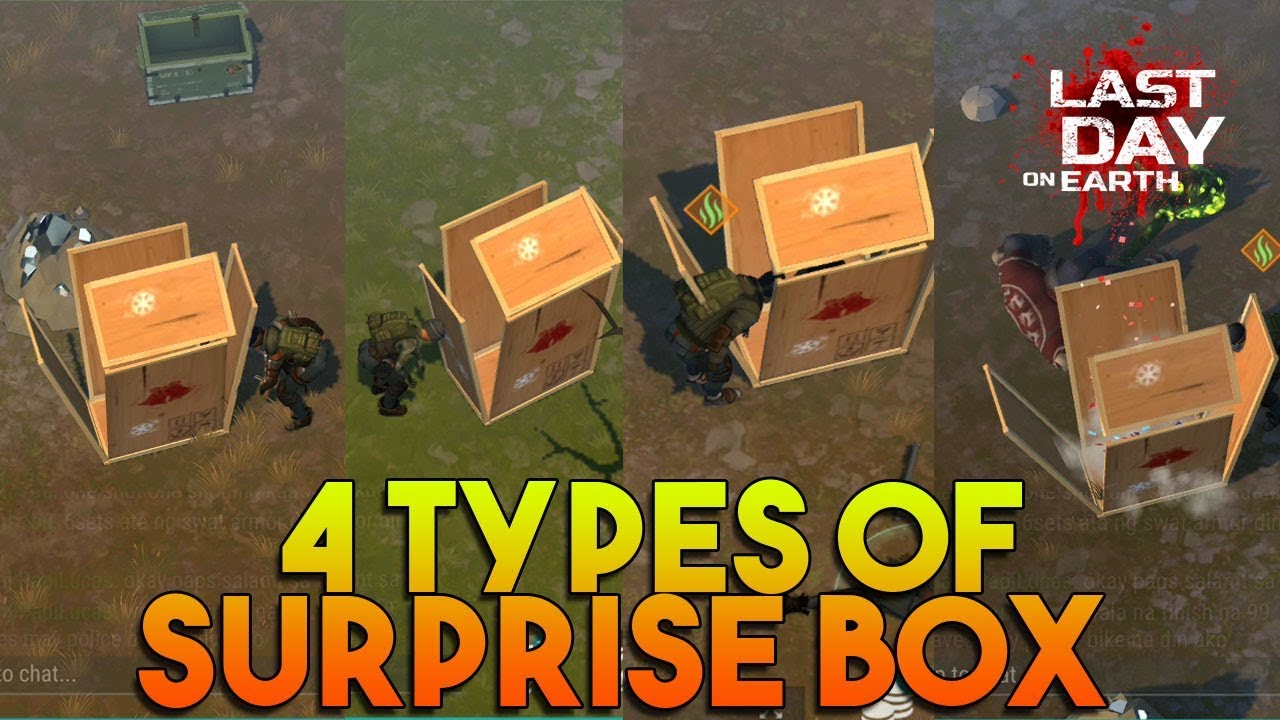 4 TYPES OF SURPRISE BOX  |  LAST DAY ON EARTH: SURVIVAL