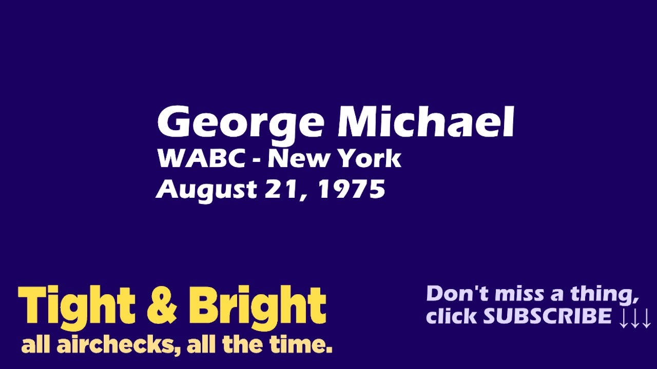 George Michael - WABC, New York - August 21, 1975 - Radio Aircheck