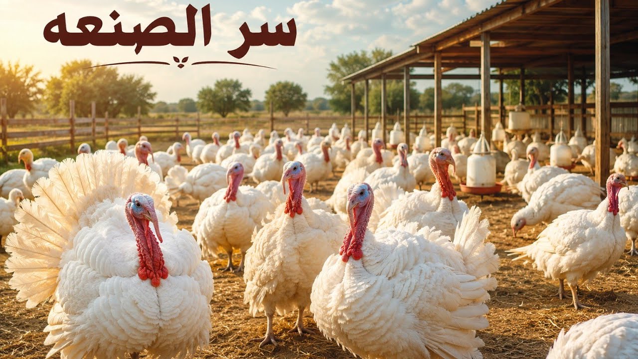 بشرى ساره  يصل وزنه 35 كيلوالديك الرومى المستورد يصل أخيرا مصر الرومى الأبيض المستورد