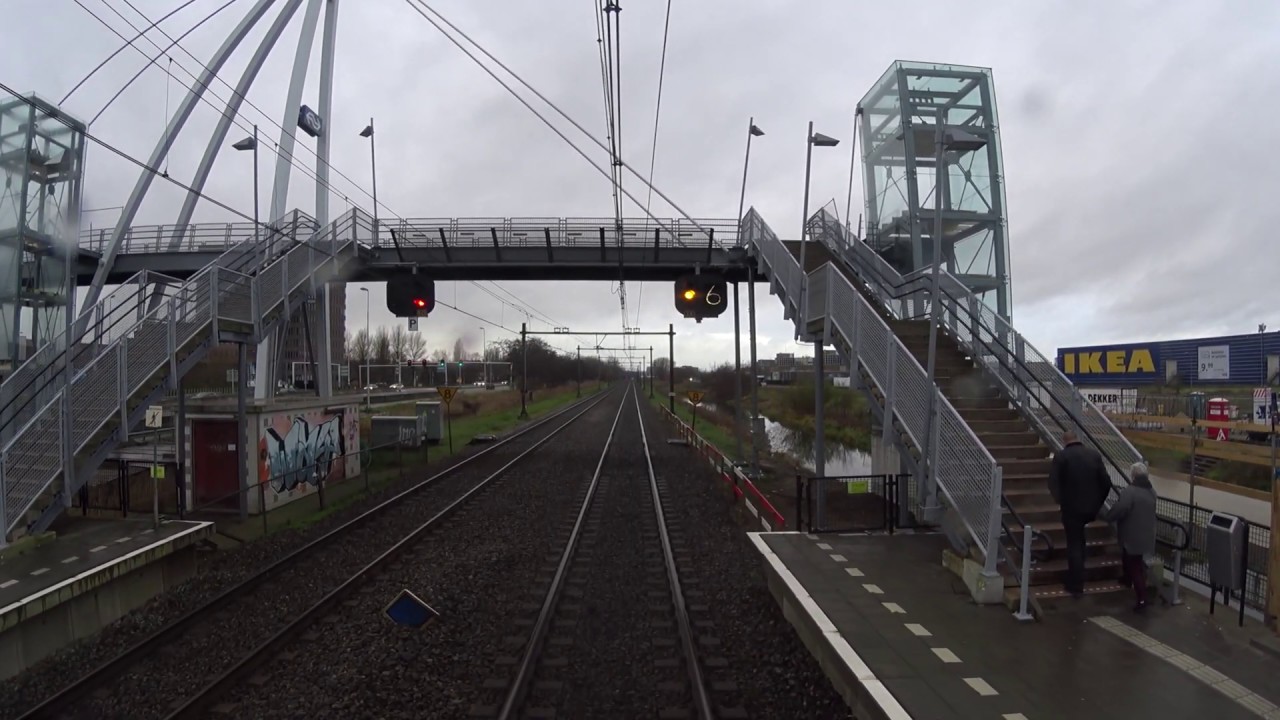 A train driver's view: Amsterdam CS - Hoorn, SGM, 21-Dec-2019