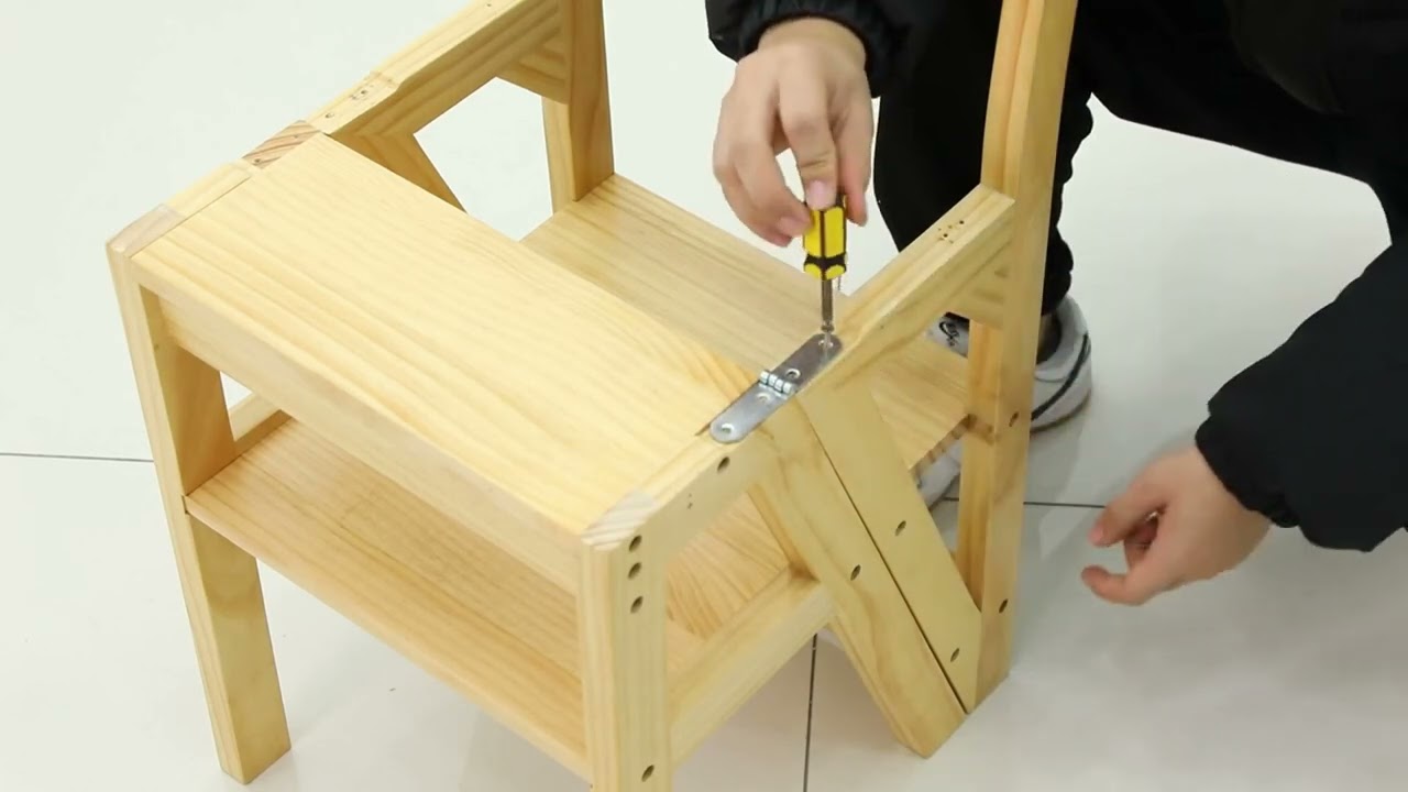 Rubik 2-in-1 Ladder Chair -  &lrm;Convertible, Foldable  - How to assemble - How to Install