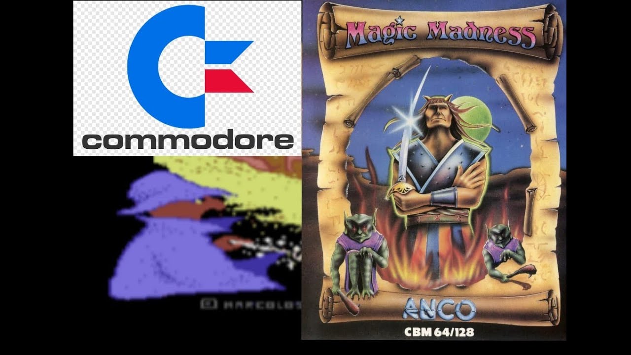 Commodore 64 - Stregoneria (Magic Madness) Una Buona Conversione Di The Wiz Che non Ricordavo
