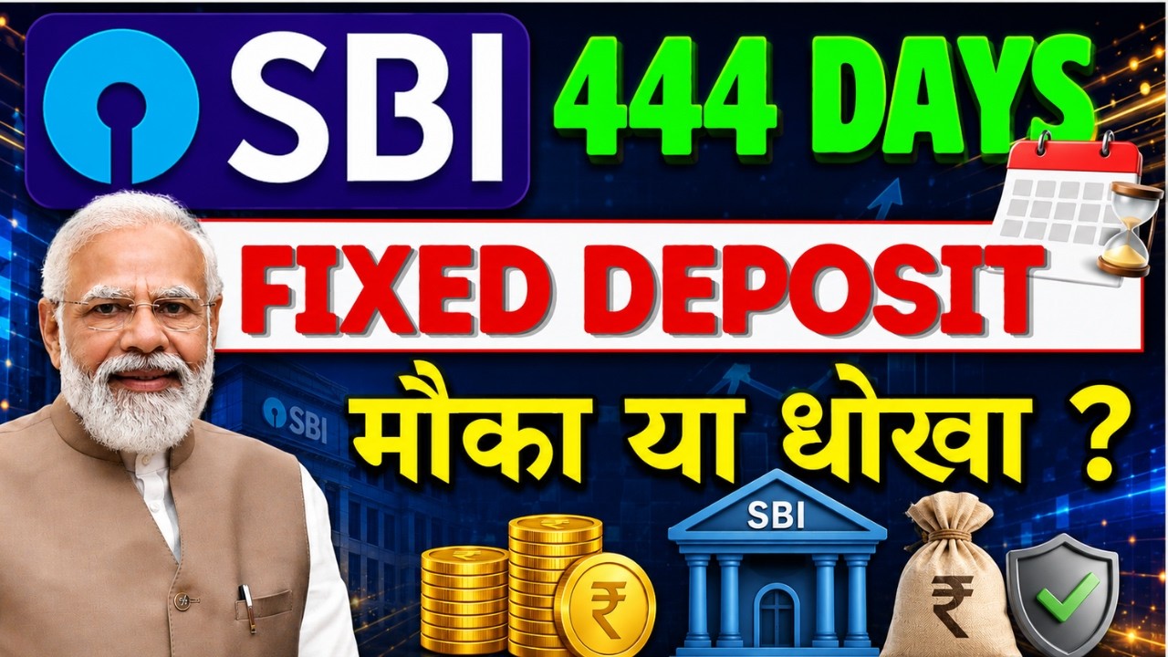 SBI 444 Days FD Scheme: Opportunity or Trap? || SBI Amrit Vrishti Fixed Deposit || All Bank FD Rates
