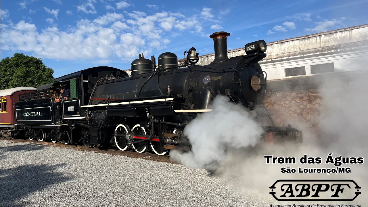 Trem das Águas - Melhores momentos da viagem na cabine da locomotiva.