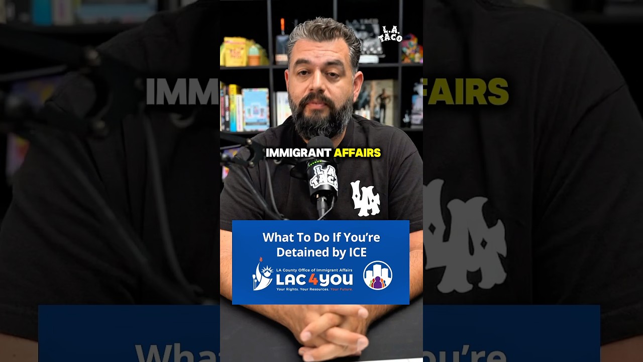 What to do if you are detained by ICE.