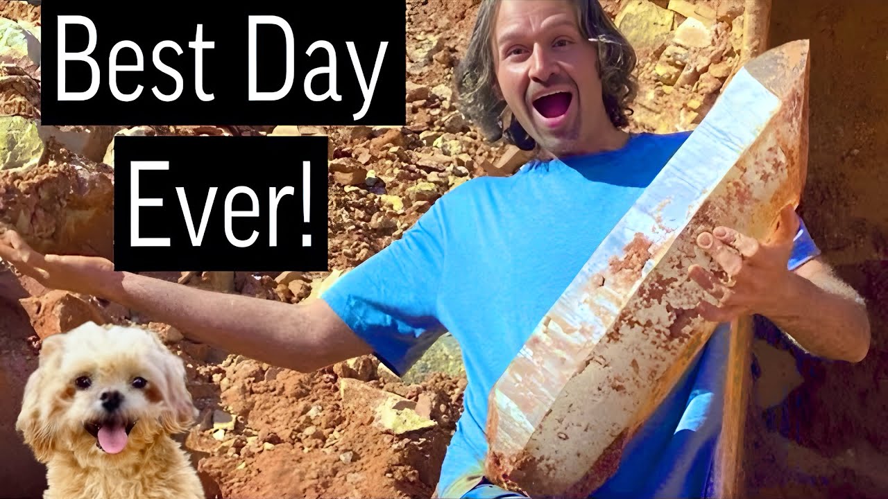Largest Quartz Crystal Pocket of my Life!