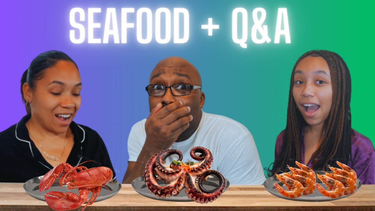 SEAFOOD Q&A (FUNNY QUESTIONS) | THE PAGE FAMILY