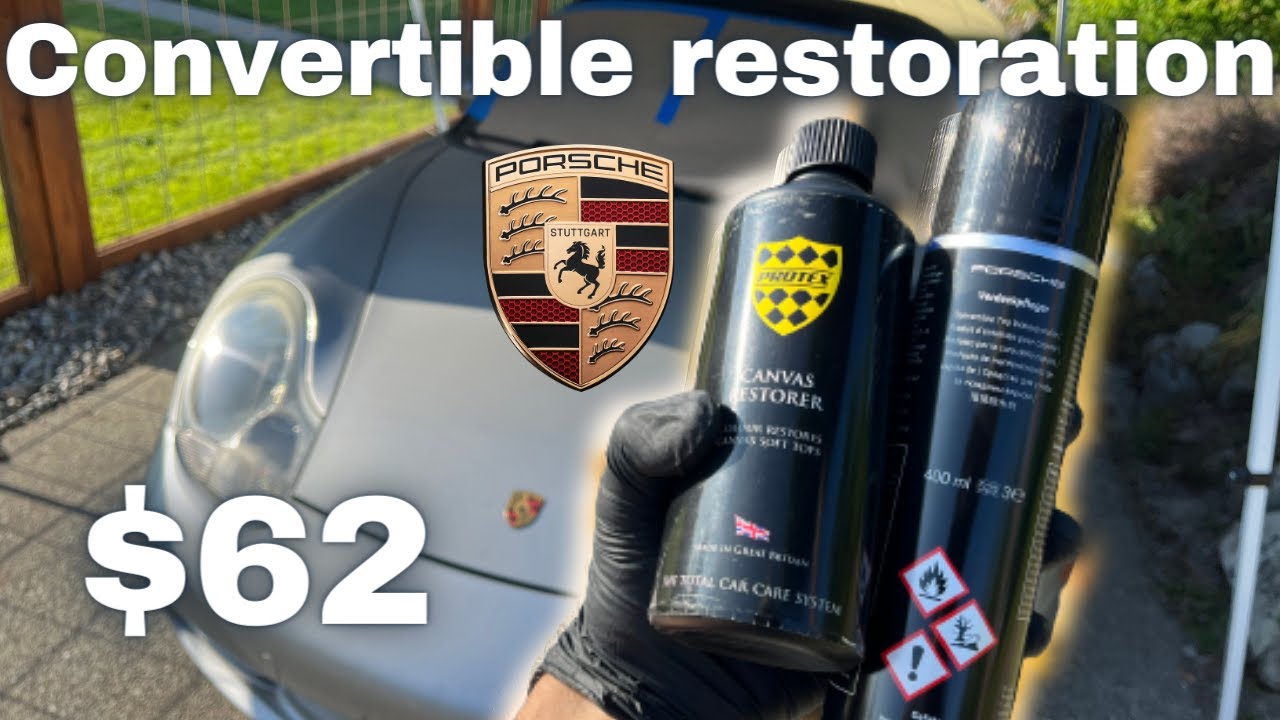 Restore Porsche 986 Boxster convertible top CHEAP