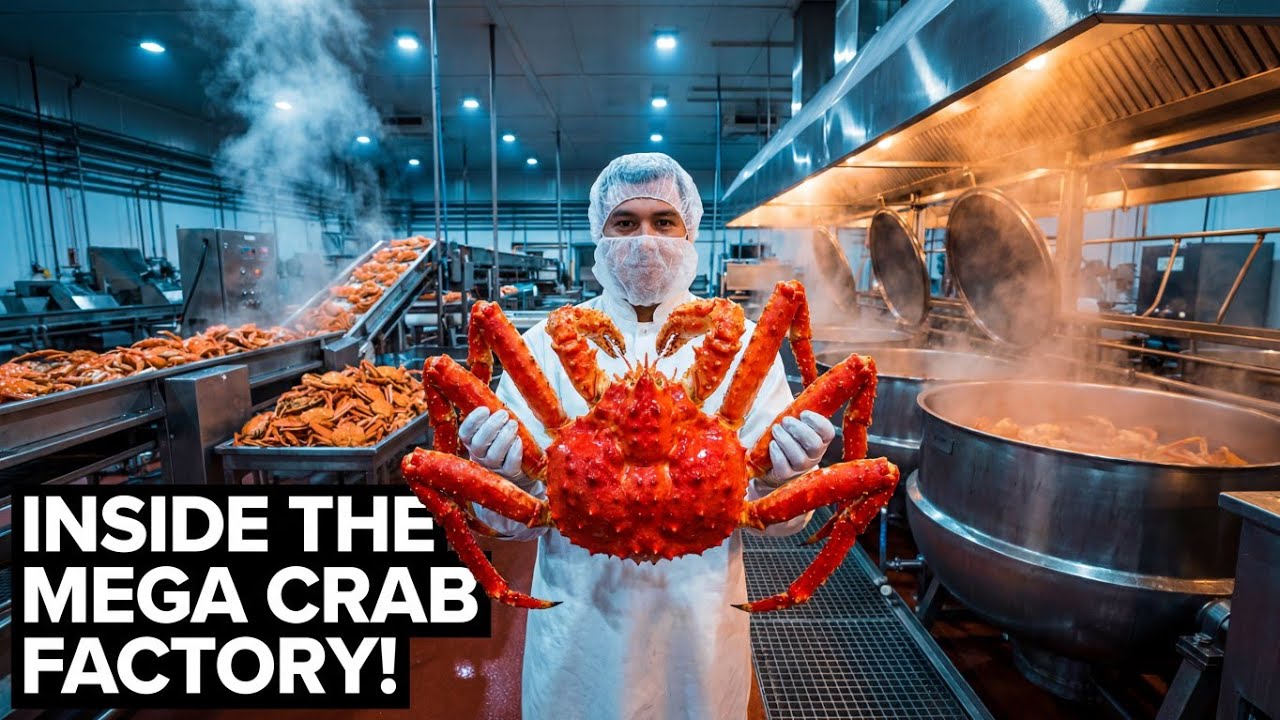 Inside a $50 Million Crab Factory - How 50,000 Pounds Are Processed Daily