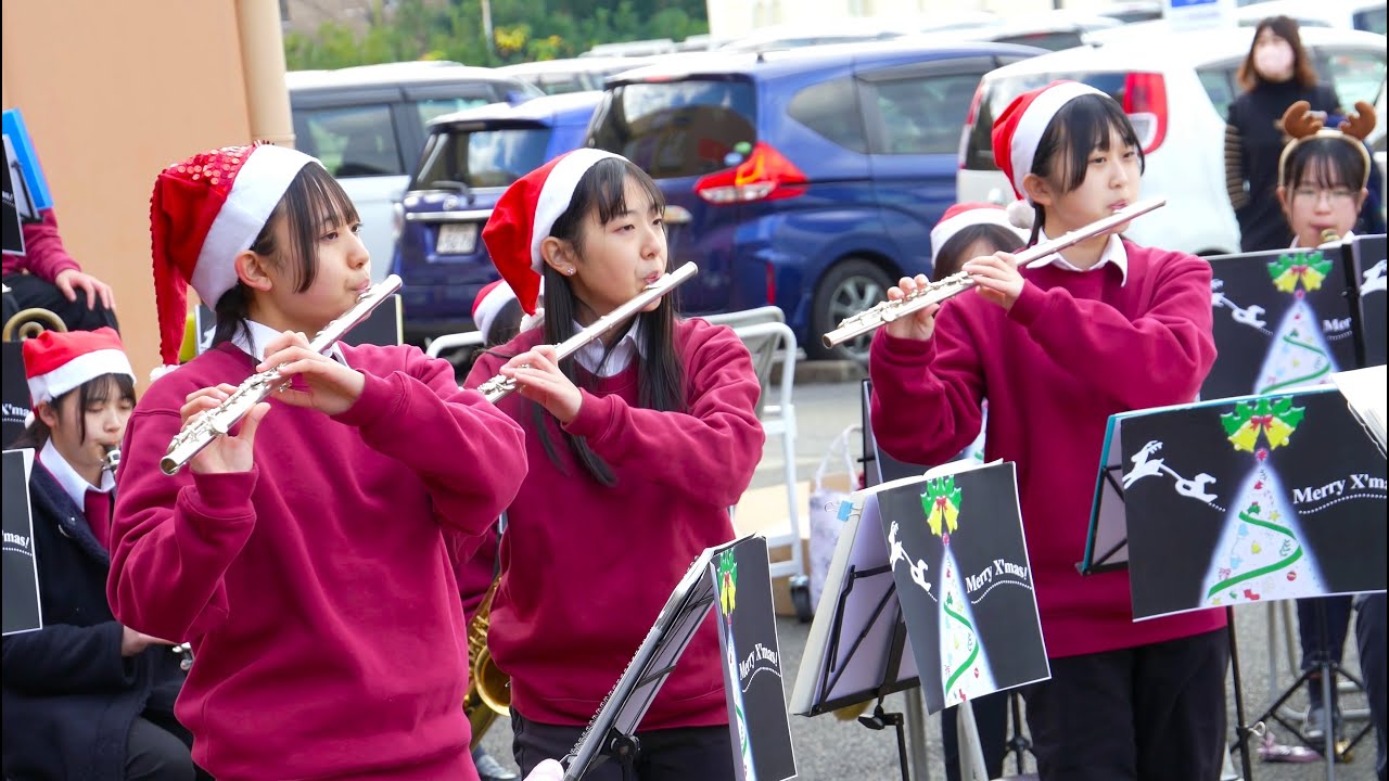 千葉県立千葉北高等学校吹奏楽部　クリスマスコンサート　@フレスポ稲毛　231224