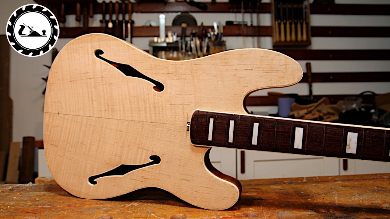 Thinline bass Episode 22. Fitting the neck.