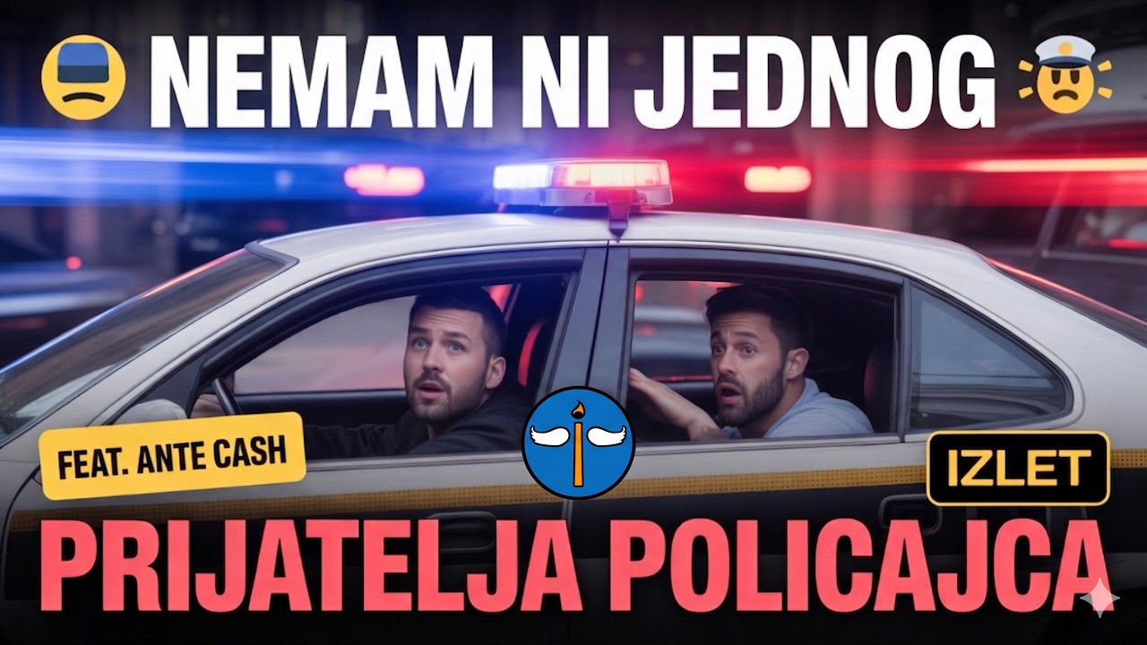 Nemam Ni Jednog Prijatelja Policajca feat. Ante Cash 👮 | iZLET