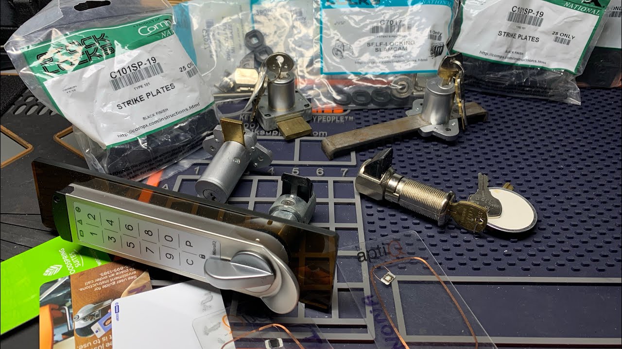 How to install a MicroIQ TriTeq Self Latching cabinet Lock #woodworking