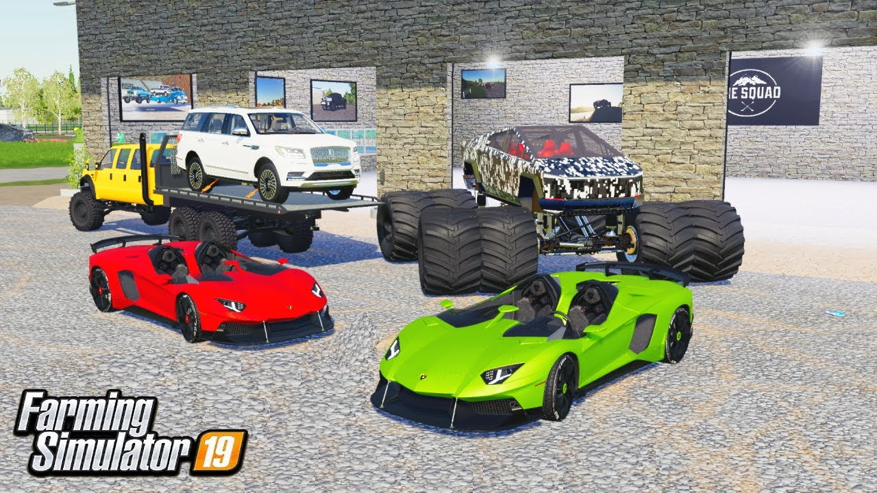 REPOING JEFF BEZOS $1,500,000 LAMBORGHINI WITH MR. CHOW AND GRANTY! | FARMING SIMULATOR 2019