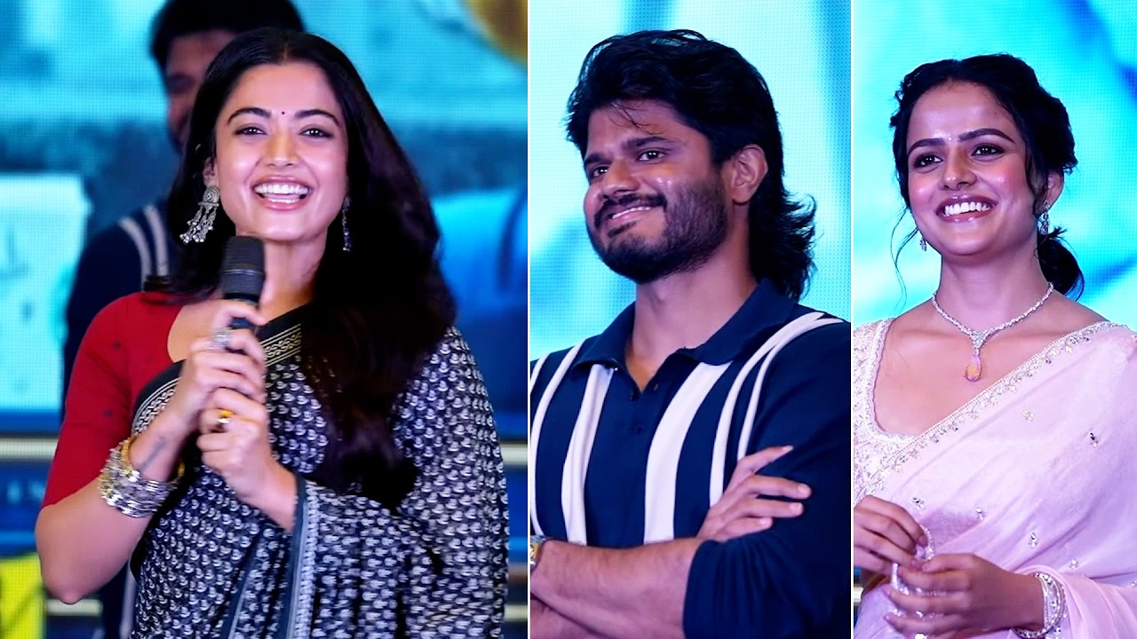 Rashmika Mandanna Cutest Speech 🥰 | Anand Deverakonda & Vaishnavi Chaitanya | EPIC Trailer Launch