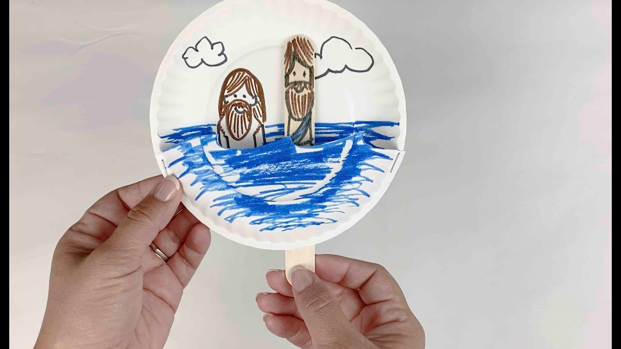 3CK Jesus is Baptized Craft 8/2/2020