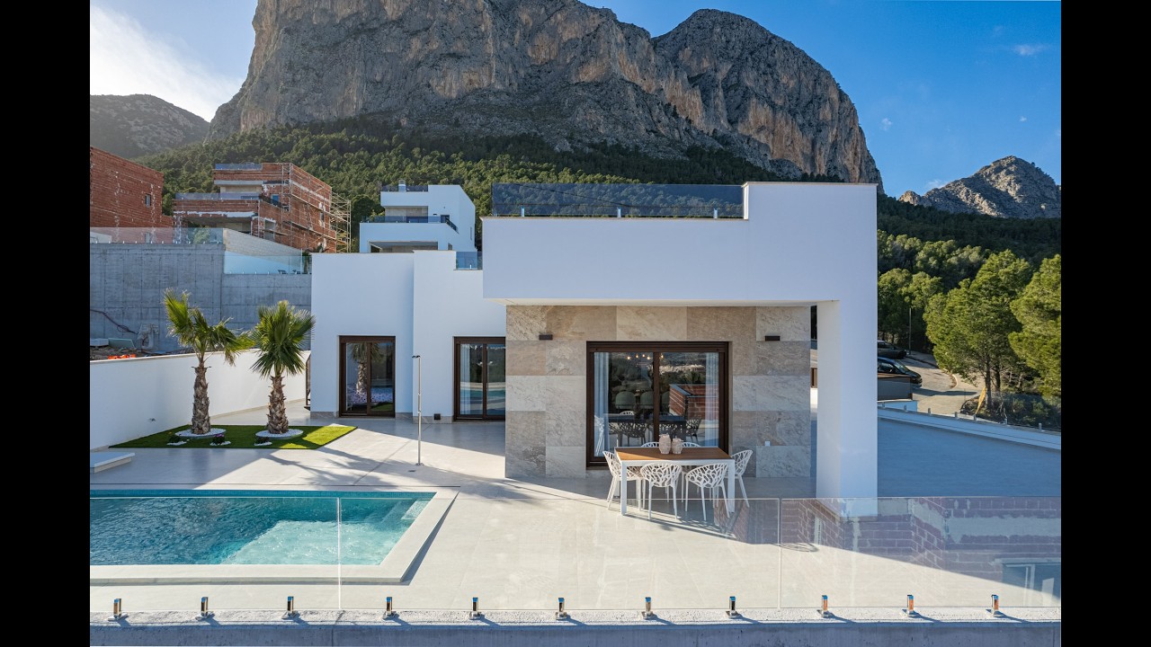 Nieuwbouw Villa’s in Polop met Zeezicht 🇪🇸 | New Build Villas Costa Blanca with Private Pool