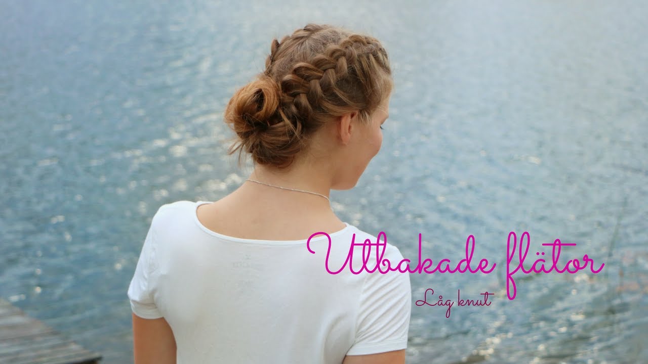 Utbakade flätor med en knut | Enkelt att fläta