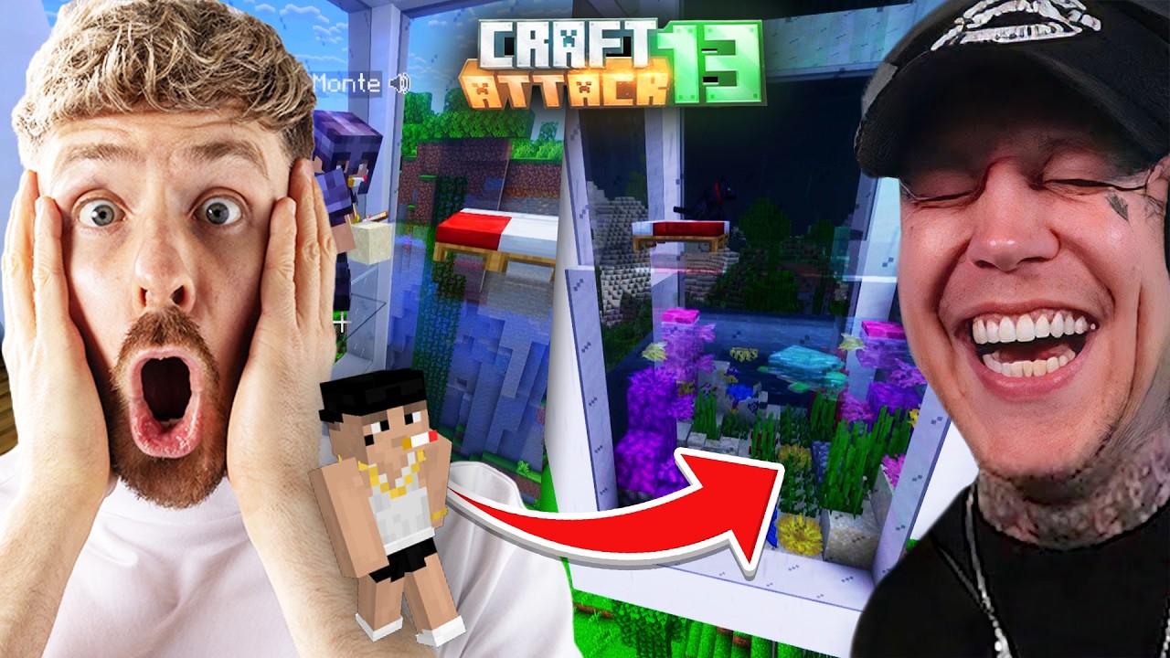 Ich baue MONTES TRAUMHAUS in CraftAttack 13👷🐟