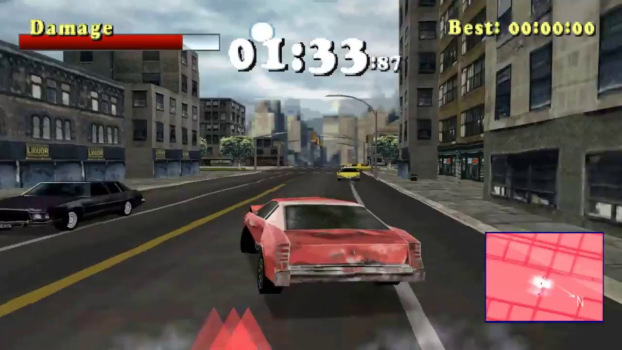 DRIVER SURVIVAL MODE NEW YORK WORLD RECORD (NO CHEATS)SURVIVED 02:08