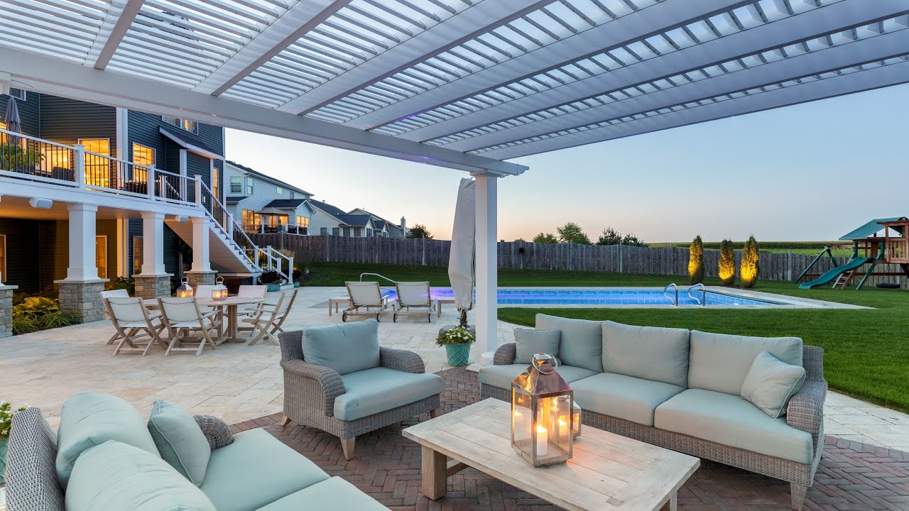 BEAUTIFUL! 100+ VINYL PERGOLA DESIGN IDEA | STYLISH DURABLE CHOICE FOR BACKYARD OUTDOOR LIVING SPACE