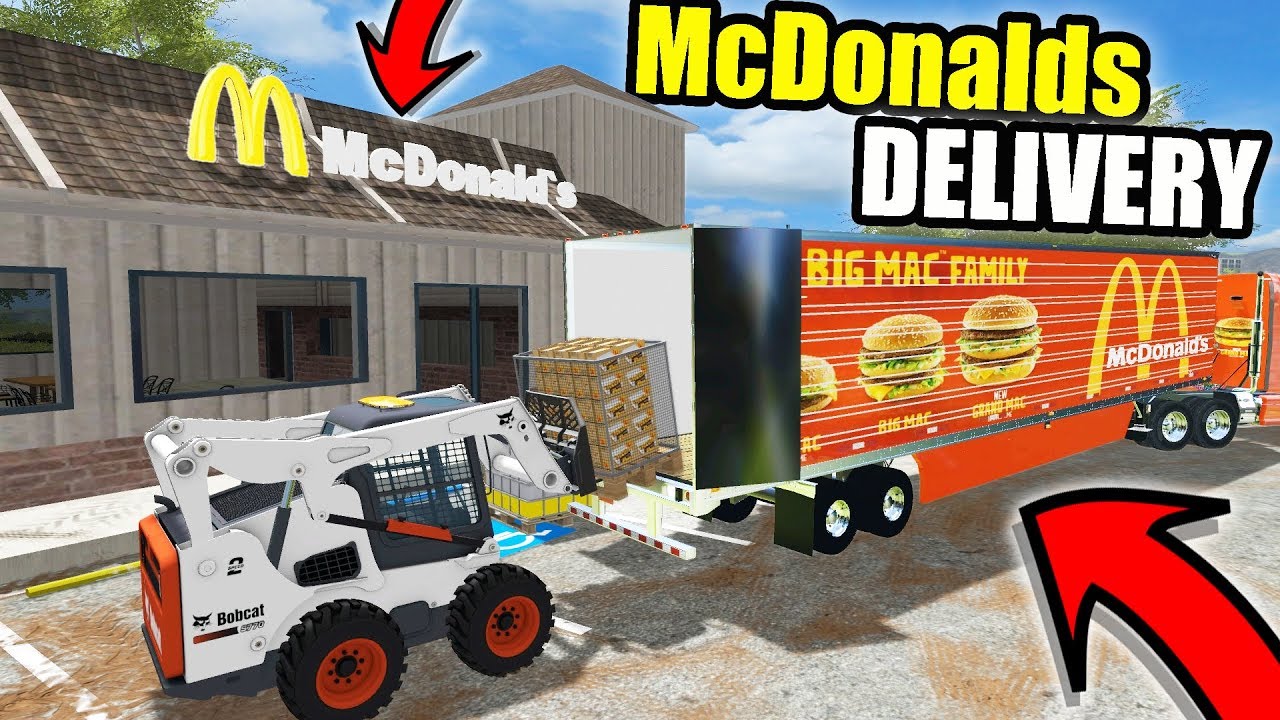 FARMING SIMULATOR 2017 | DELIVERING CHICKEN NUGGETS TO MCDONALDS WITH NEW SEMI!