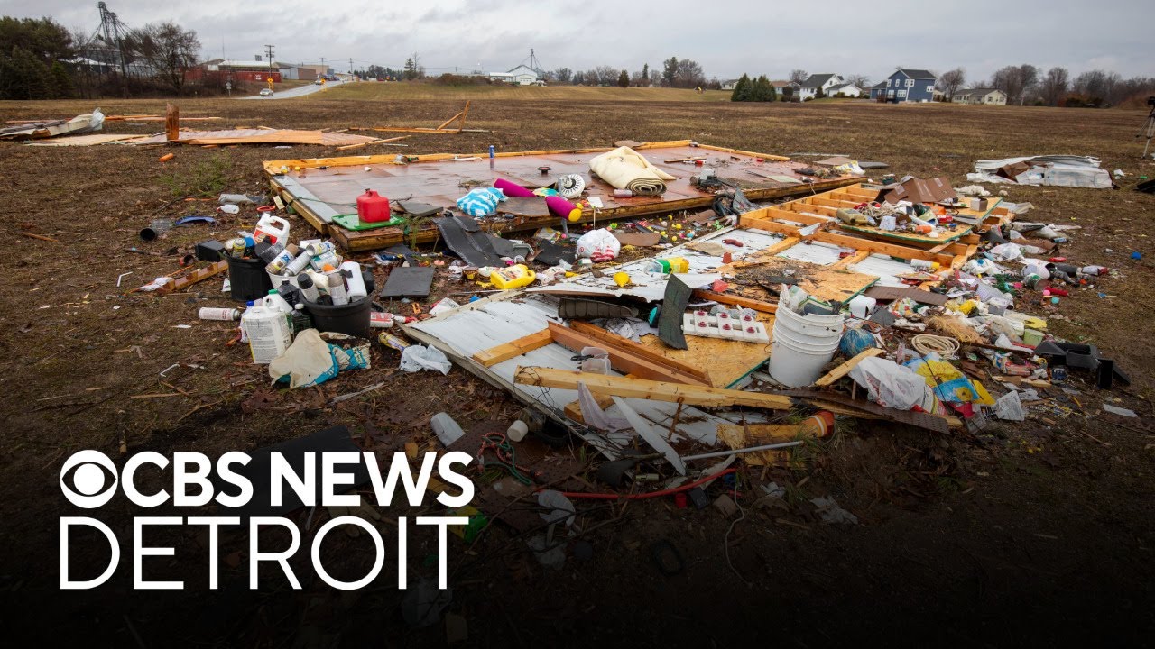 Woman recounts seeing flying debris during tornado in Union City