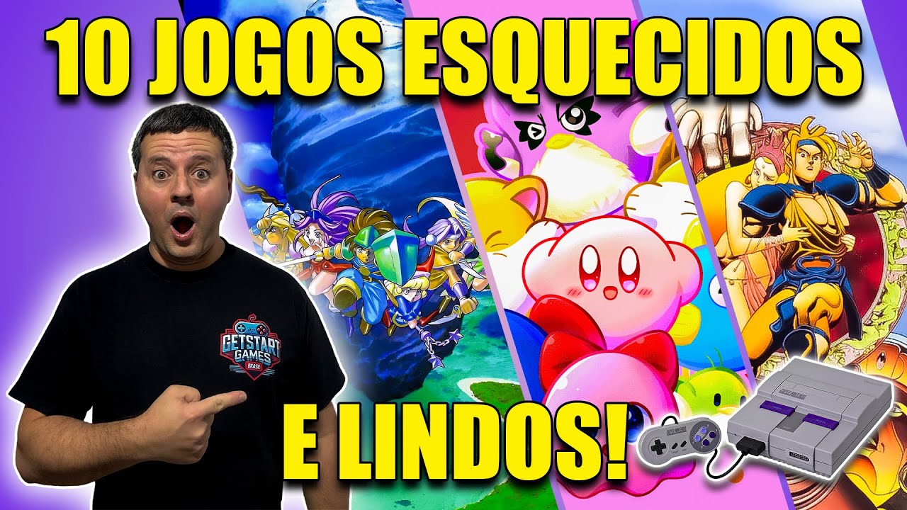 Super Nintendo: 10 Jogos ESQUECIDOS com Gráficos Incríveis!