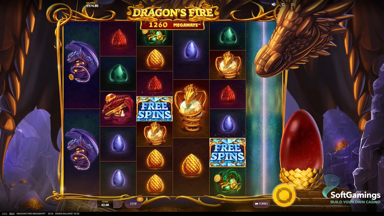 Red Tiger Gaming - Dragon&rsquo;s Fire Megaways - Gameplay Demo