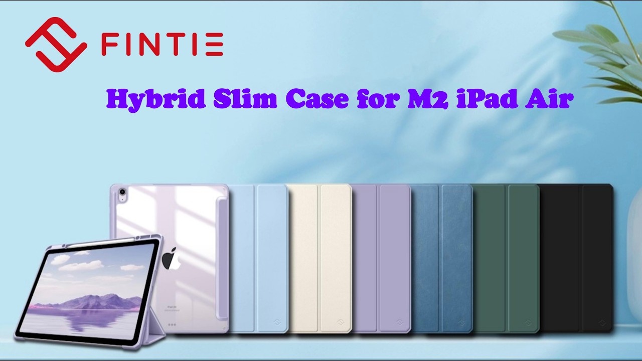 Fintie Hybrid Slim Case for M2 iPad Air (2024) - Solid & Lightweight, Worth A Try 💜
