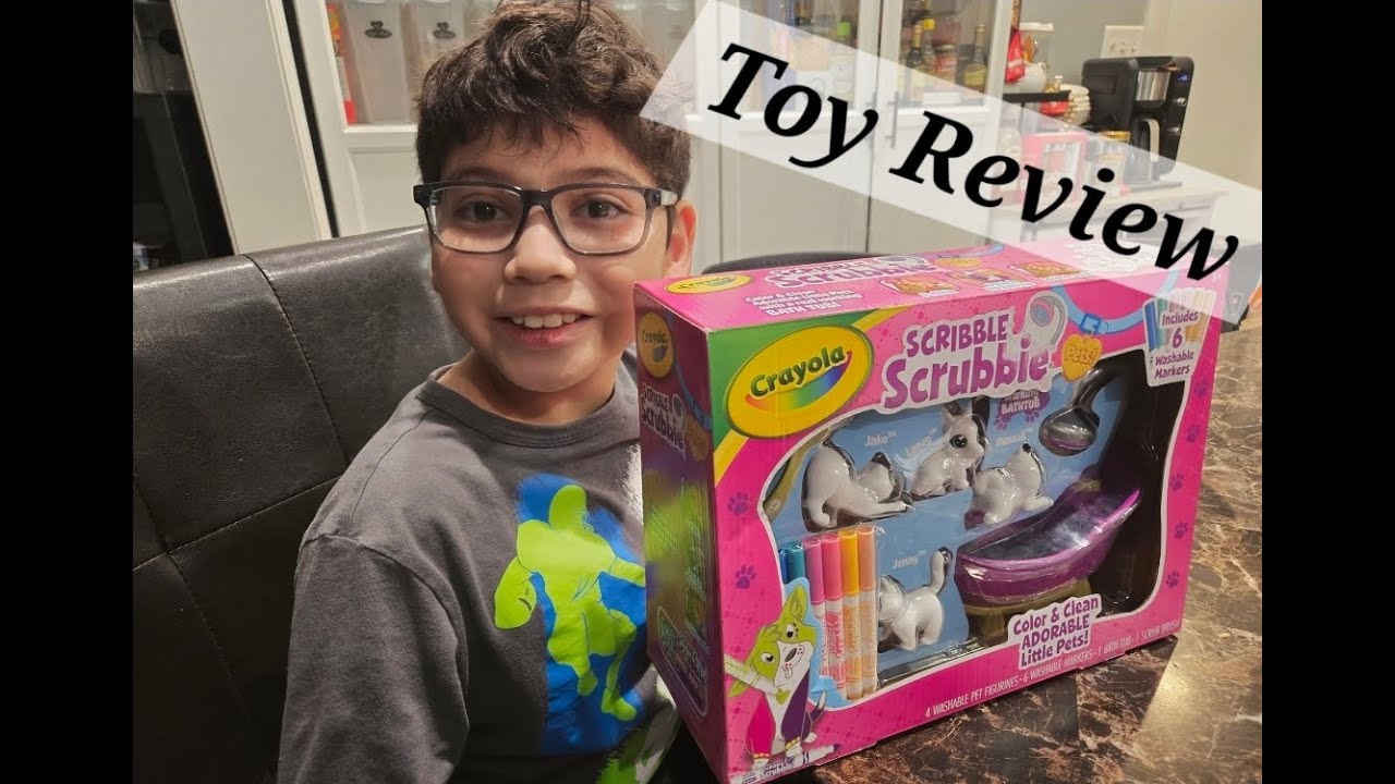 Unbox this Cryola Scribble Scrubbie with me!!