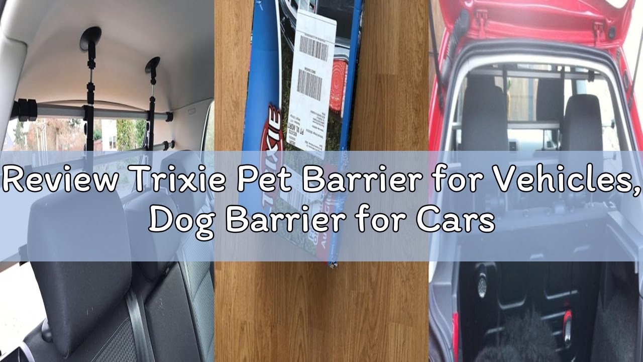 Review Trixie Pet Barrier for Vehicles, Dog Barrier for Cars and SUVs, Adjustable and Expandable, Al