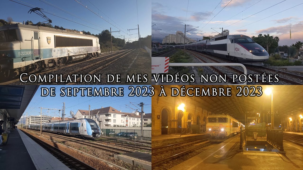 Compilation de mes vidéos non postée de septembre 2023 à décembre 2023
