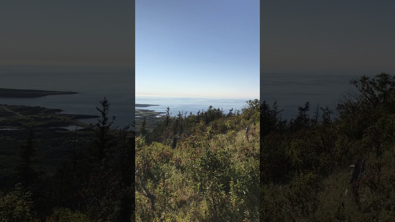 Acadian Trail - 3rd/top lookout - Hiking Cape Breton Highlands National Park Nova Scotia Video #3