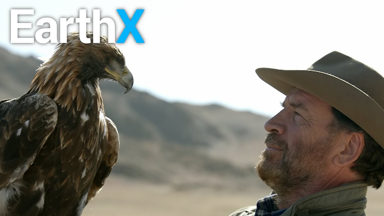 Nick Knowles Gets Up Close & Personal With An EAGLE | Big Adventures: Into the Gobi Desert | EarthX